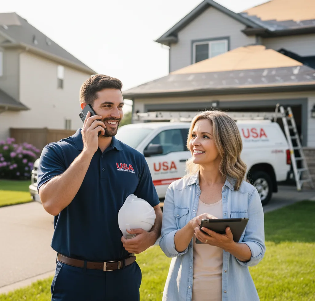 USA Roof Repair Experts customer support in Harrodsburg